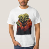 "Undead Unleashed: Zombies bedrukt T-shirt" T-shirt (Voorkant)