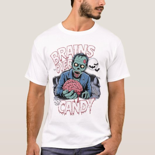 Undead & Unstoppable beroemd gemaakt door Zombie H T-shirt (Voorkant)