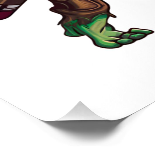 Undead Zombie Artistry Perfect Poster (Hoek)