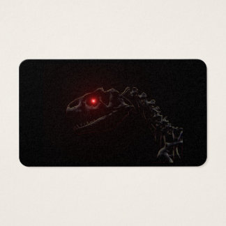 Undead Zombie Dinosaur Skelet Visitekaartjes