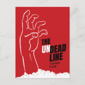Undeadline -  poster voor horrorfilms briefkaart (Voorkant)