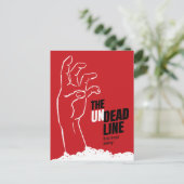 Undeadline - poster voor horrorfilms briefkaart (Staand voorkant)