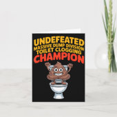Undefeated Mive Dump Di Toilet Clogging Chamon  Kaart (Voorkant)