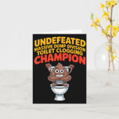 Undefeated Mive Dump Di Toilet Clogging Chamon  Kaart (Gele Bloem)
