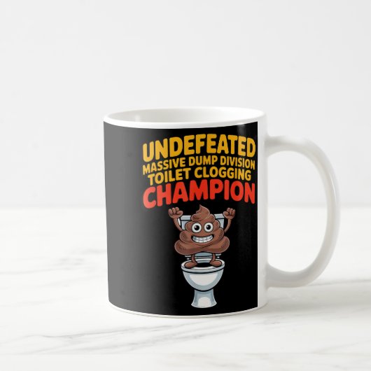 Undefeated Mive Dump Di Toilet Clogging Chamon  Koffiemok (Rechts)