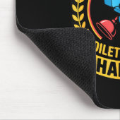 Undefeated Toilet Clogging Chamon Quirky Bathroom  Muismat (Hoek)