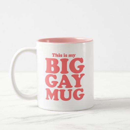 undefined tweekleurige koffiemok (Links)