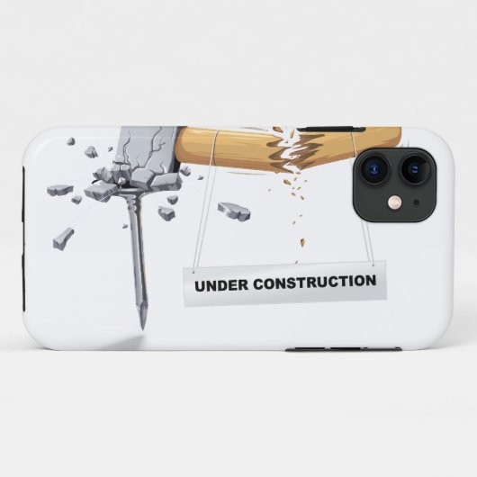 Under Construction Case-Mate iPhone Case (Achterkant (horizontaal))