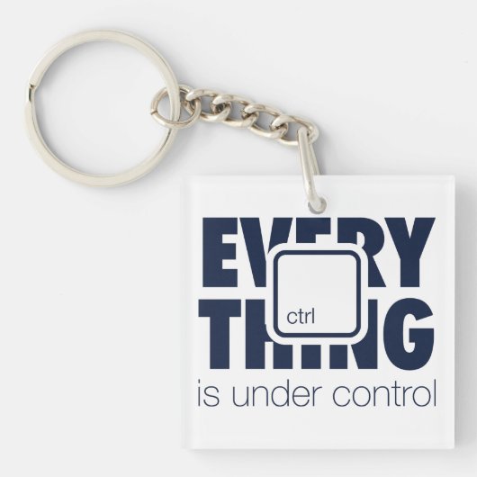 Under ctrl sleutelhanger (Voorkant)