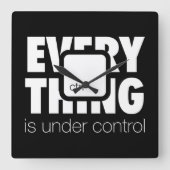 Under ctrl vierkante klok (Voorkant)