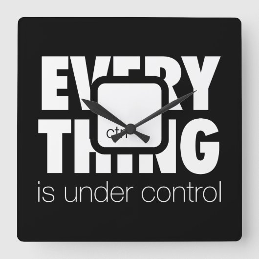 Under ctrl vierkante klok (Voorkant)