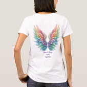 Under His Wings Psalm 91:4 T-shirt (Achterkant)
