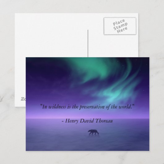 Under magic skies briefkaart (Voorkant / Achterkant)