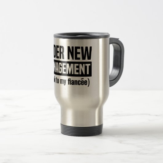 Under New Management Mug Reisbeker (Voorkant rechts)