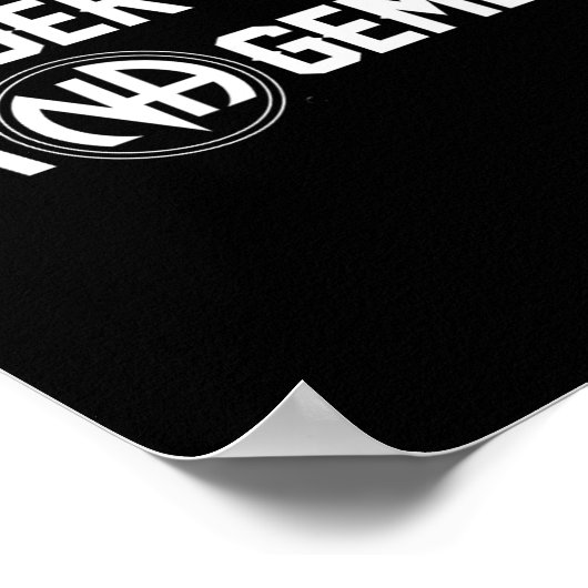 Under New Management Narcotics Anonymous Design  Poster (Hoek)