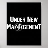 Under New Management Narcotics Anonymous Design  Poster (Voorkant)