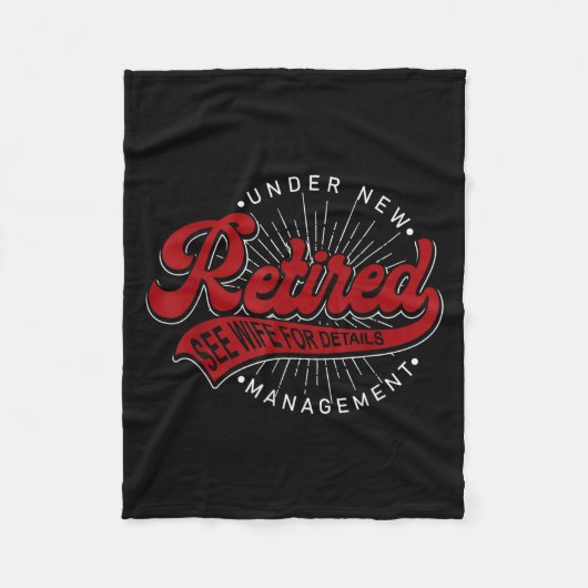Under New Management See Wife For Details Funny Re Fleece Deken (Voorkant)