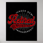 Under New Management See Wife For Details Funny Re Poster (Voorkant)