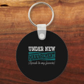 Under New Management Speak To My Fiance Engagement Sleutelhanger (Voorkant)