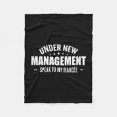 Under New Management Speak To My Fiancée - Future  Fleece Deken (Voorkant)