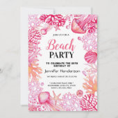 Under ocean life waterverf kaart (Voorkant)