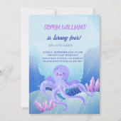 Under Sea Party Invitation Aankondiging (Voorkant)