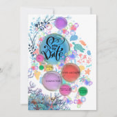 Under Sea Water Save the Date (Voorkant)