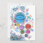 Under Sea Water Wedding Invitation (Voorkant)