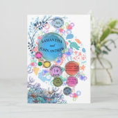Under Sea Water Wedding Invitation (Staand voorkant)