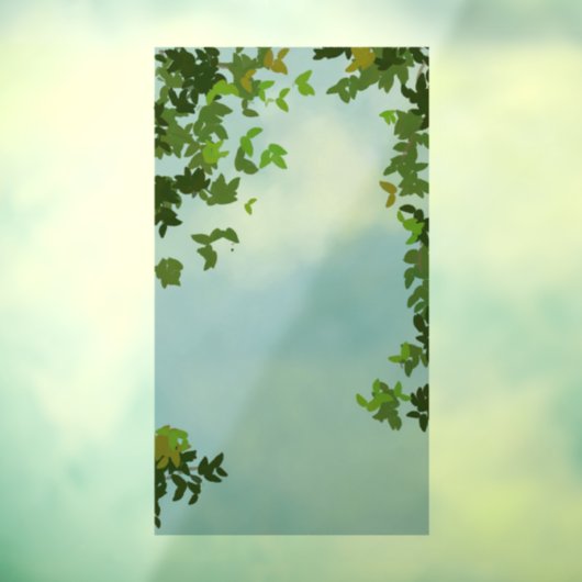 under the apple tree raamsticker (Vel 3)