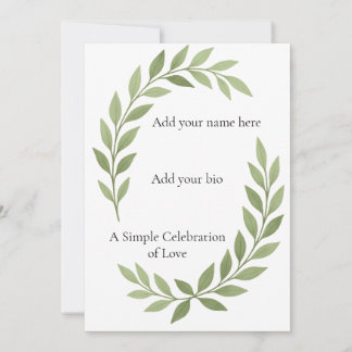 Under the arch of nature’s calm feestdagenkaart