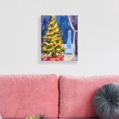 Under the Christmas Tree Canvas Afdruk (Insitu (Woonkamer))