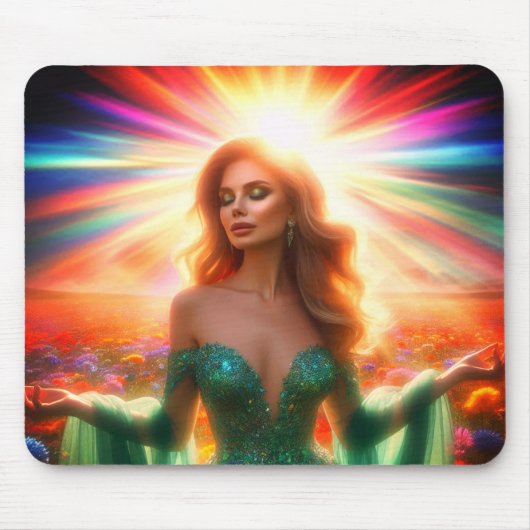 Under the Glorious Sparkling Sunshine on a Thick Muismat (Voorkant)