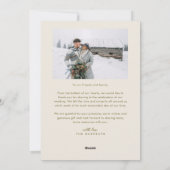 Under the Mistletoe Forever Cream Photo  Feestdagenkaart (Achterkant)