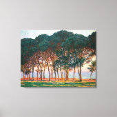 Under the Pine Trees, door Claude Monet Canvas Afdruk (Voorkant)
