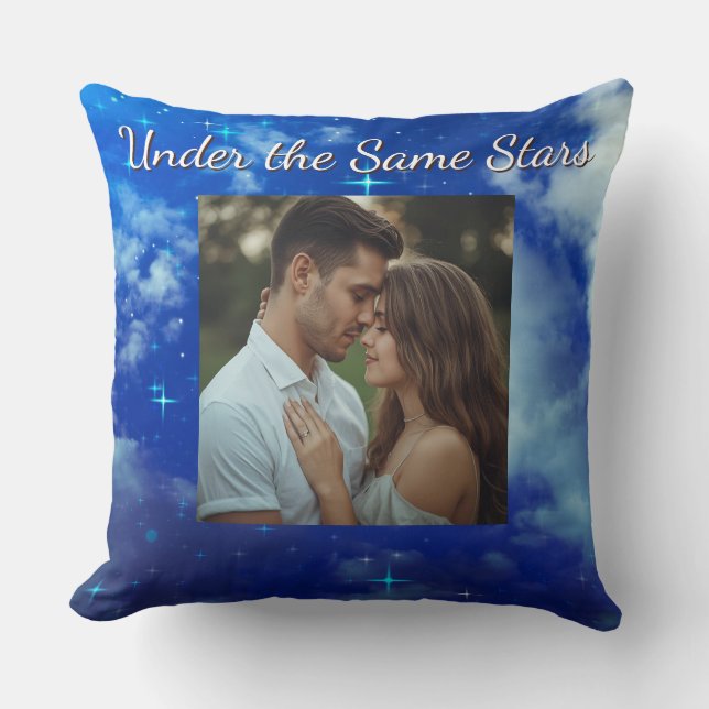 Under the Same Stars | Personalized Night Sky Kussen (Voorkant)