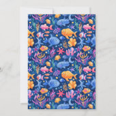 Under the Sea 1e verluetfeestje Bedankkaart (Achterkant)