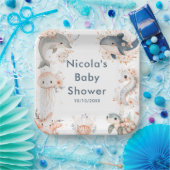 Under The Sea Animals Baby Shower Papieren Bordje (Feest)