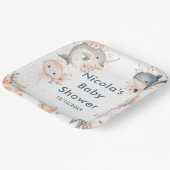 Under The Sea Animals Baby Shower Papieren Bordje (Gebogen)
