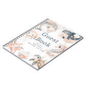 Under The Sea Animals Baby Shower Shower Guest  Notitieboek (Linkerzijde)