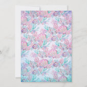 Under the Sea Animals Birthday Invitation Kaart (Achterkant)