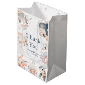 Under The Sea Animals Birthday Party Medium Cadeauzakje (Voorkant Gekanteld)