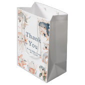 Under The Sea Animals Birthday Party Medium Cadeauzakje (Achterkant Gekanteld)