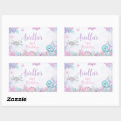 Under the Sea Animals Rectangular Label (Vel)