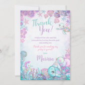 Under the Sea Animals Thank You Cards Kaart (Voorkant)