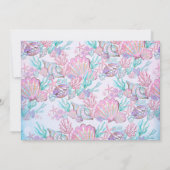 Under the Sea Animals Thank You Cards with Photo Kaart (Achterkant)