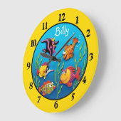 Under the Sea Baby Boys Room Nursery Grote Klok (Hoek)