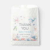 Under the Sea Baby Shower Bedankzakje (Voorkant)