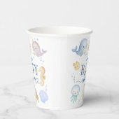 Under The Sea Baby Shower Boy Ocean Papieren Bekers (Rechts)