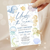 Under The Sea Baby Shower Cute Ocean Kaart